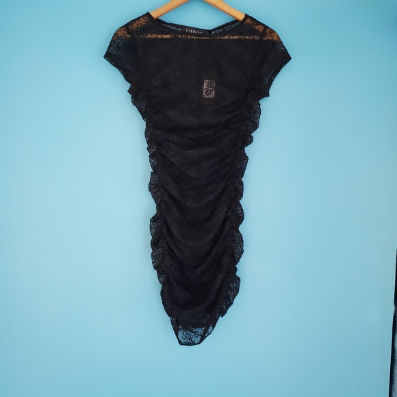 Lioness Dresses & Skirts - NEW Lioness Size Small Beguile Lace Mini Black Dress